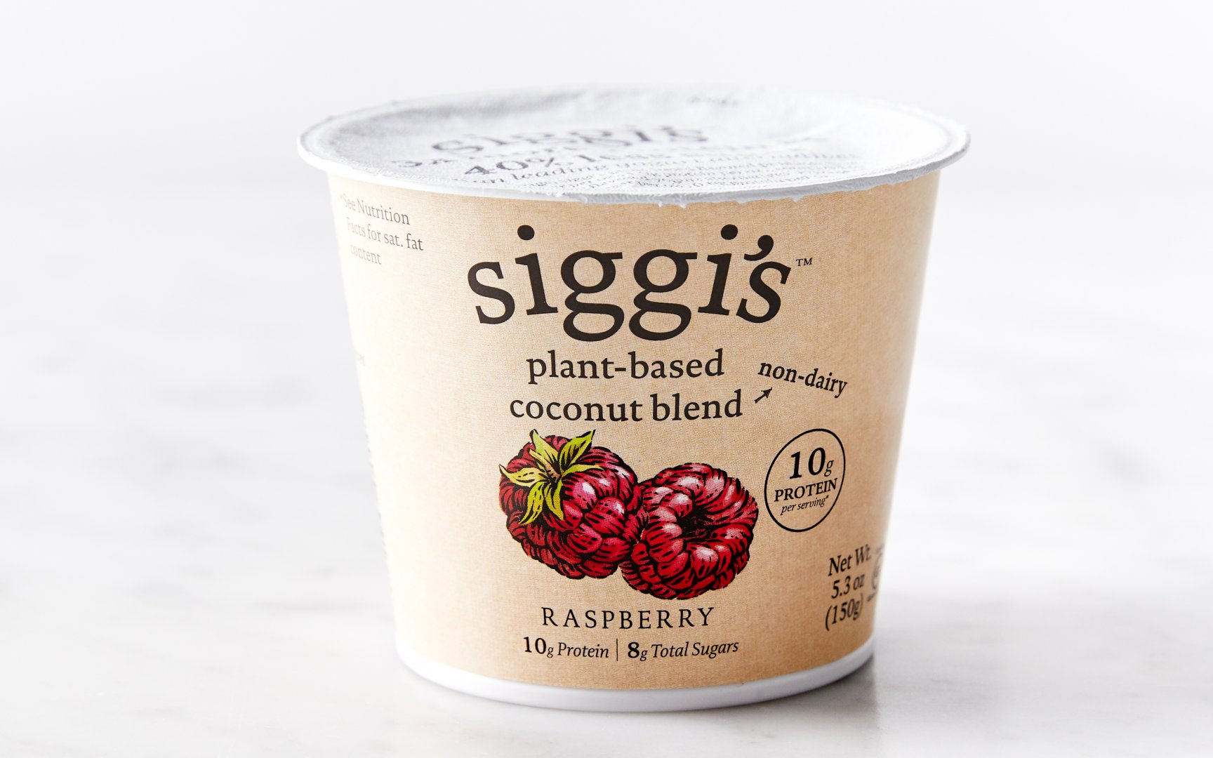 Raspberry Plant Based Coconut Blend Yogurt Siggi's SF